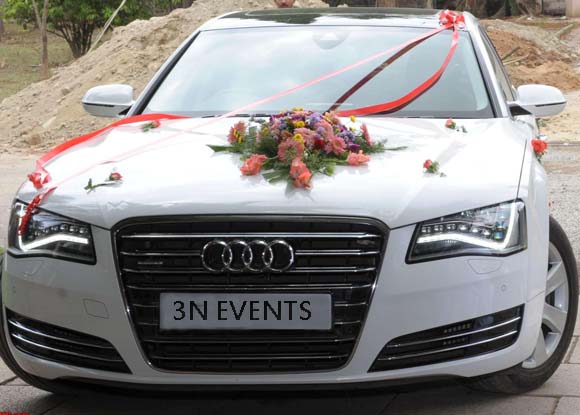 Luxary audi wedding cars in sri lanka by 3n wedding planners
